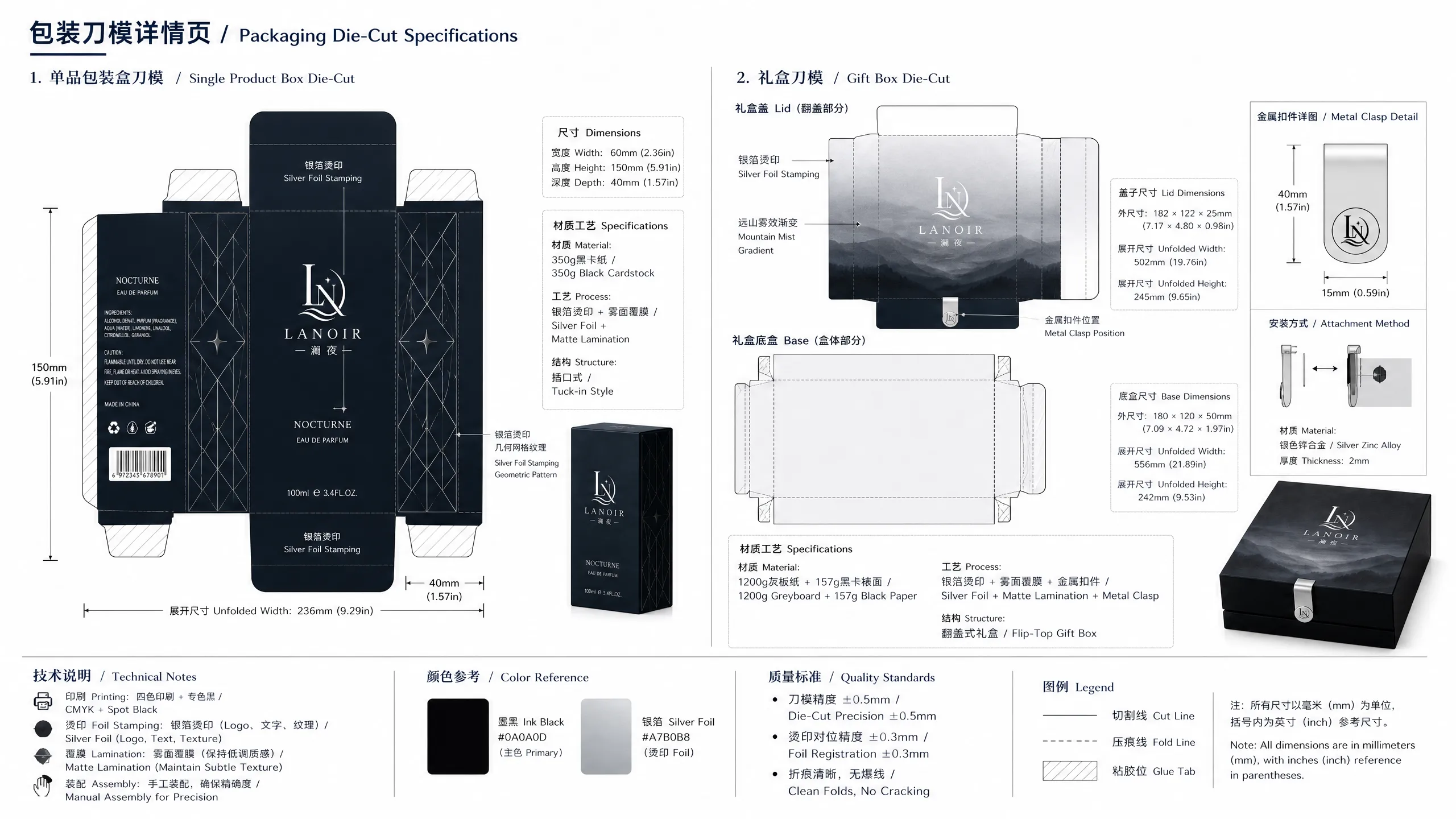 P.14 包装刀模详情页 / Packaging Die-Cut Specifications